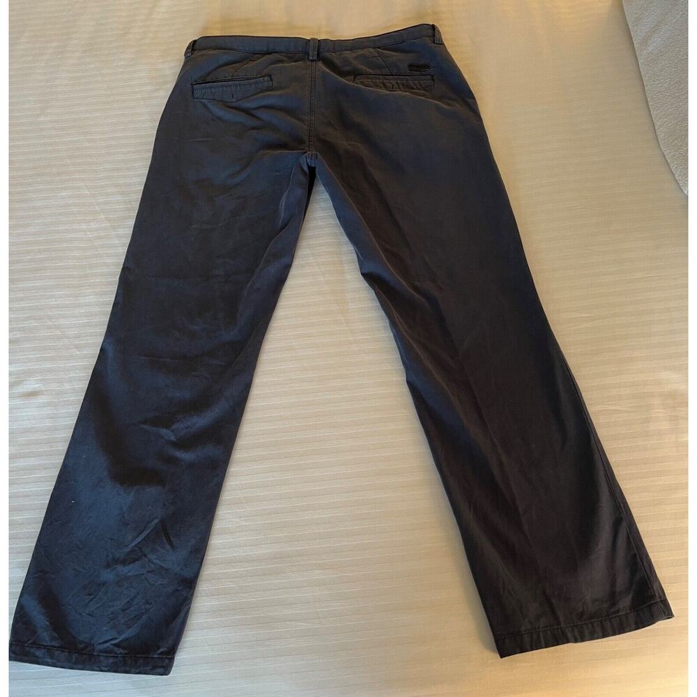 Hugo Boss Men's Chinos Str Leg (UK 34) Navy Zip/Button Fasten w/4 Pockets A+